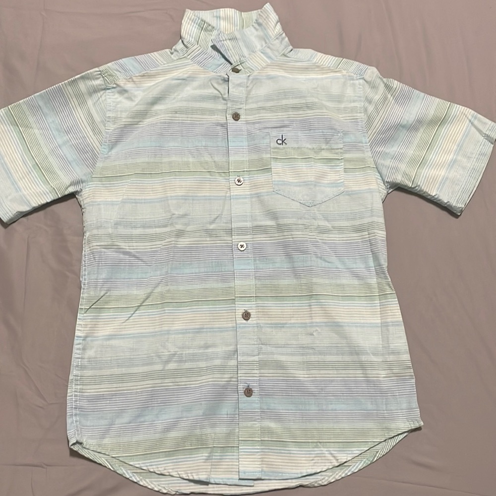 Boys Size Large Calvin Klein Jeans Button Down